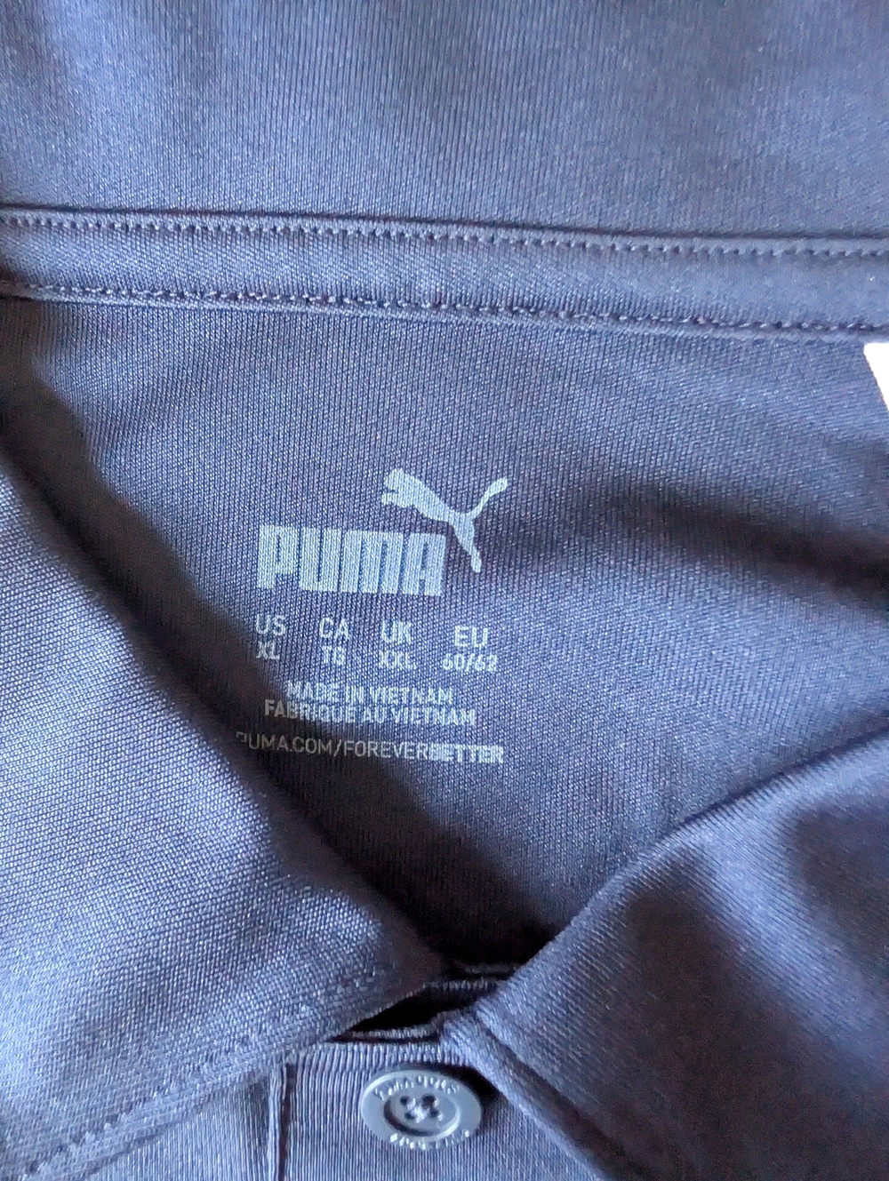 Mens Puma PGA Tour Superstore Golf Lightweight Polo Shirt Navy Blue XL image 3